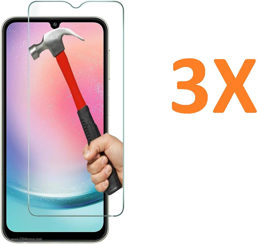 Samsung Galaxy A34 Screenprotector Gehard 9H – Anti-kras – 3-Pack-Ilumina Benelux