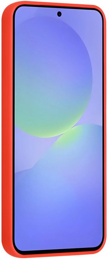 Samsung Galaxy A36 Hoesjes Schokbestendige Siliconen Backcover met Ringstandaard - Classic Red-Ilumina Benelux