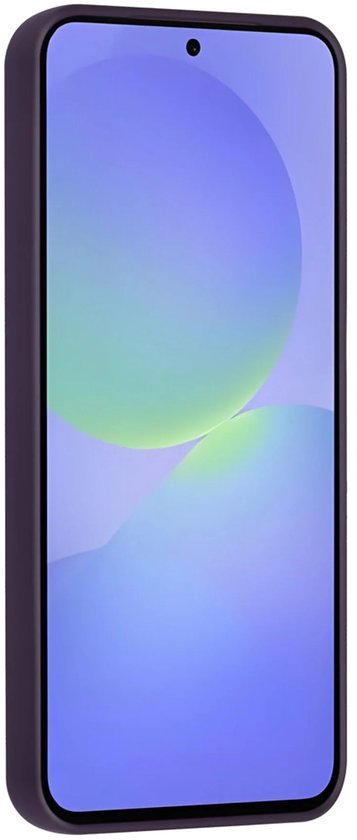 Samsung Galaxy A36 Hoesjes Schokbestendige Siliconen Backcover met Ringstandaard - Grape Purple-Ilumina Benelux