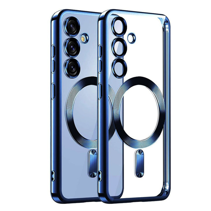 Samsung Galaxy S26 Plus Hoesjes – MagSafe Compatible – Ingebouwde Camera Lens Protector - Blauw-Ilumina Benelux