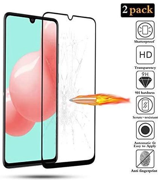 Samsung Galaxy A41 – Gehard Glas Screenprotector Full Cover – 2 Pack-Ilumina Benelux