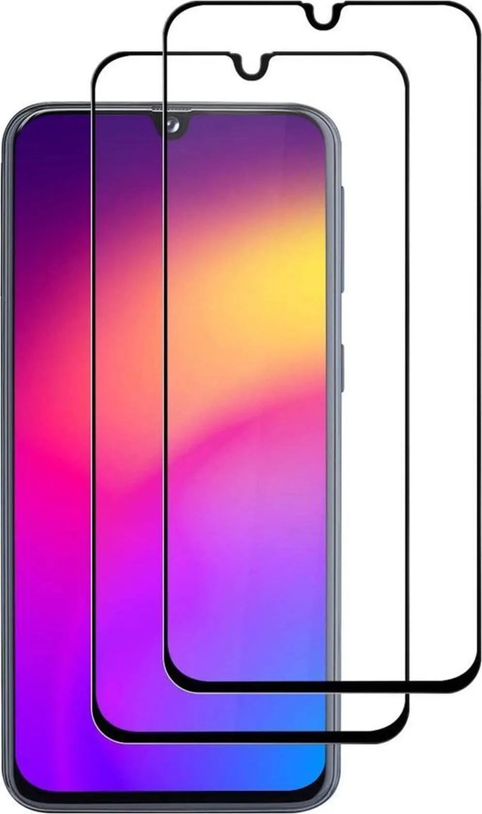 Samsung Galaxy A42 5G Screenprotector Full Cover Screenprotector Gehard 9H – 2-Pack-Ilumina Benelux