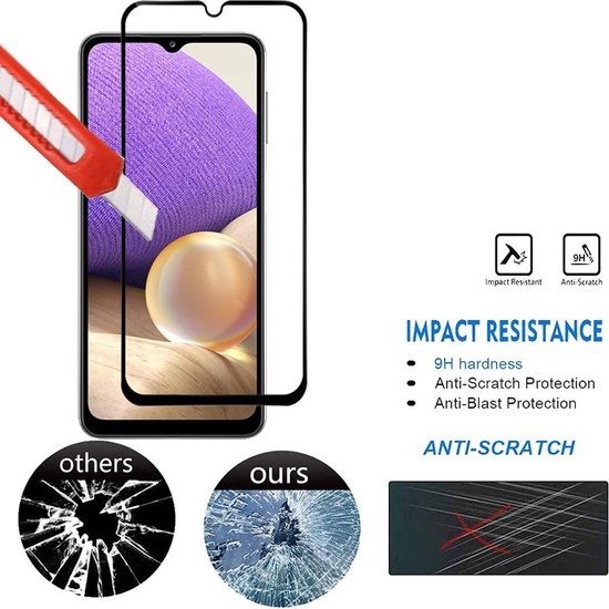 Samsung Galaxy A42 5G Screenprotector Gehard 9H Screenprotector Full Cover – 2-Pack-Ilumina Benelux