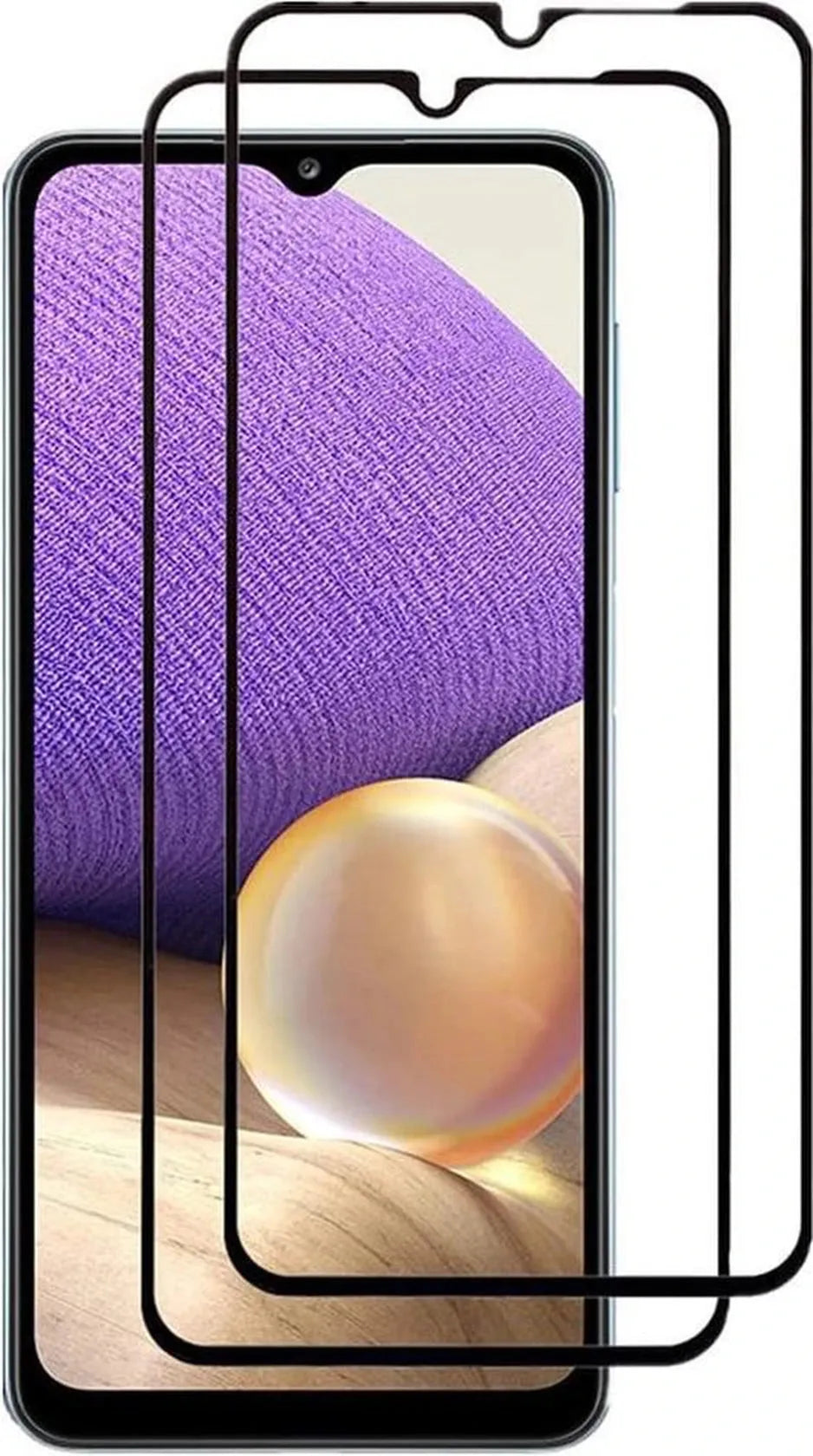 Samsung Galaxy A42 5G Screenprotector Gehard 9H Screenprotector Full Cover – 2-Pack-Ilumina Benelux
