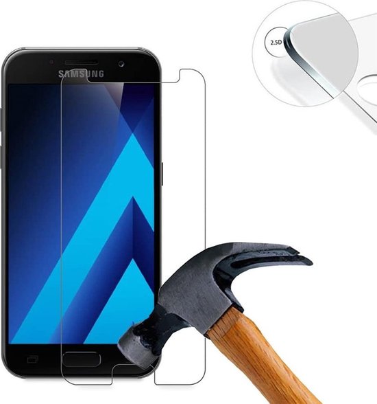 Samsung Galaxy A5 2017 Screenprotector Gehard 9H – Anti-kras – Tempered Glas – 1-Pack-Ilumina Benelux