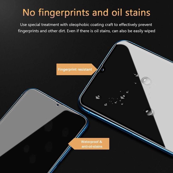 Samsung Galaxy A50S Screenprotector Full Cover Screenprotector Gehard 9H – 2-Pack-Ilumina Benelux