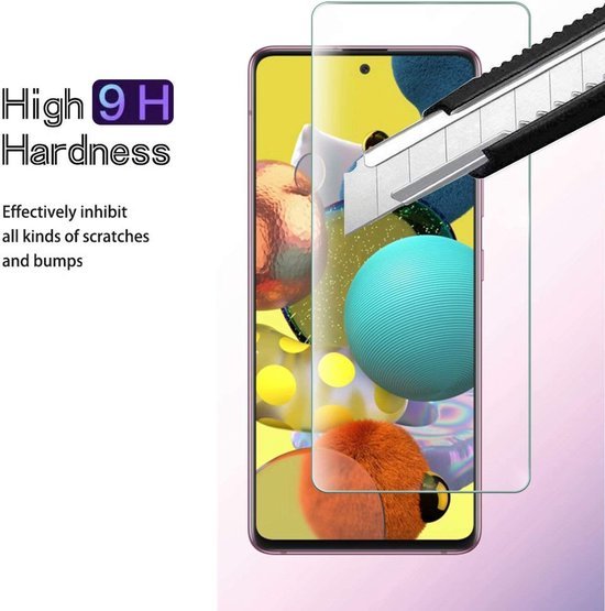 Samsung Galaxy A51 / A51 5G Screenprotector Gehard 9H – Anti-kras – 3-Pack-Ilumina Benelux