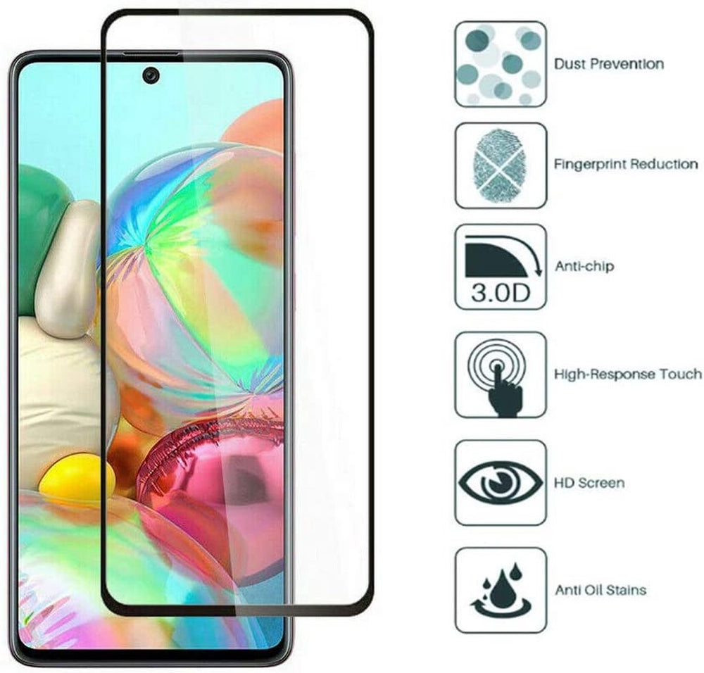 Samsung Galaxy A51 Screenprotector Full Cover Screenprotector Gehard 9H – 4-Pack-Ilumina Benelux