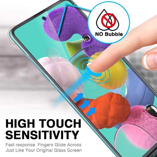 Samsung Galaxy A51 Screenprotector Gehard 9H – Anti-kras – 3-Pack-Ilumina Benelux