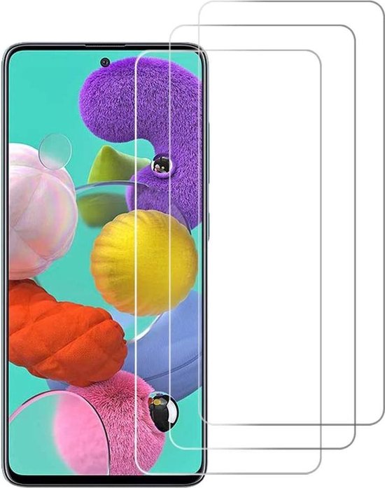 Samsung Galaxy A51 Screenprotector Gehard 9H – Anti-kras – 3-Pack-Ilumina Benelux