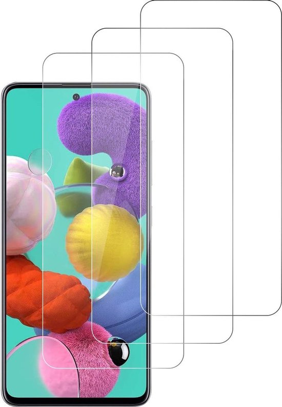 Samsung Galaxy A51 Screenprotector Gehard 9H – Anti-kras – 3-Pack-Ilumina Benelux