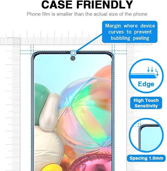 Samsung Galaxy A51 Screenprotector Gehard 9H – Anti-kras – Tempered Glas – 2-Pack-Ilumina Benelux