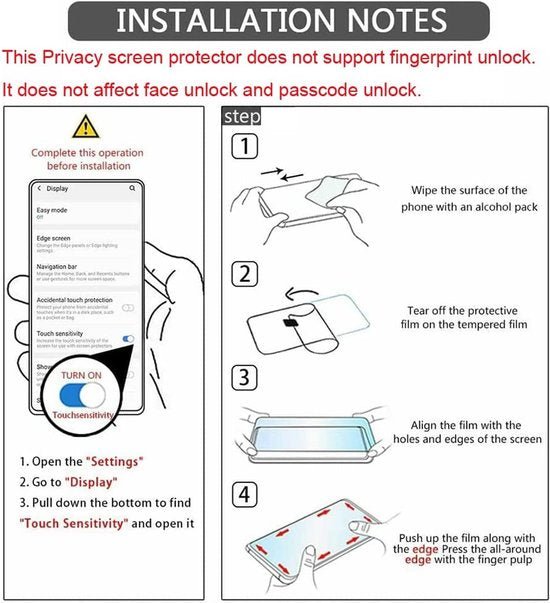 Samsung Galaxy A52 4G/5G & A52s A528 – Privacy Screenprotector Gehard 9H – 2-Pack-Ilumina Benelux