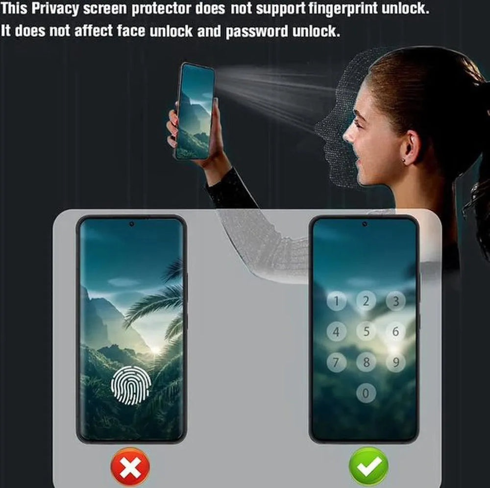 Samsung Galaxy A52 4G/5G & A52s A528 – Privacy Screenprotector Gehard 9H – 2-Pack-Ilumina Benelux