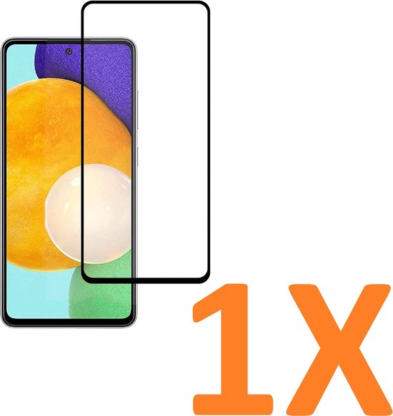 Samsung Galaxy A52 4G/5G & A52s A528 Screenprotector Full Cover Screenprotector Gehard 9H – 1-Pack-Ilumina Benelux
