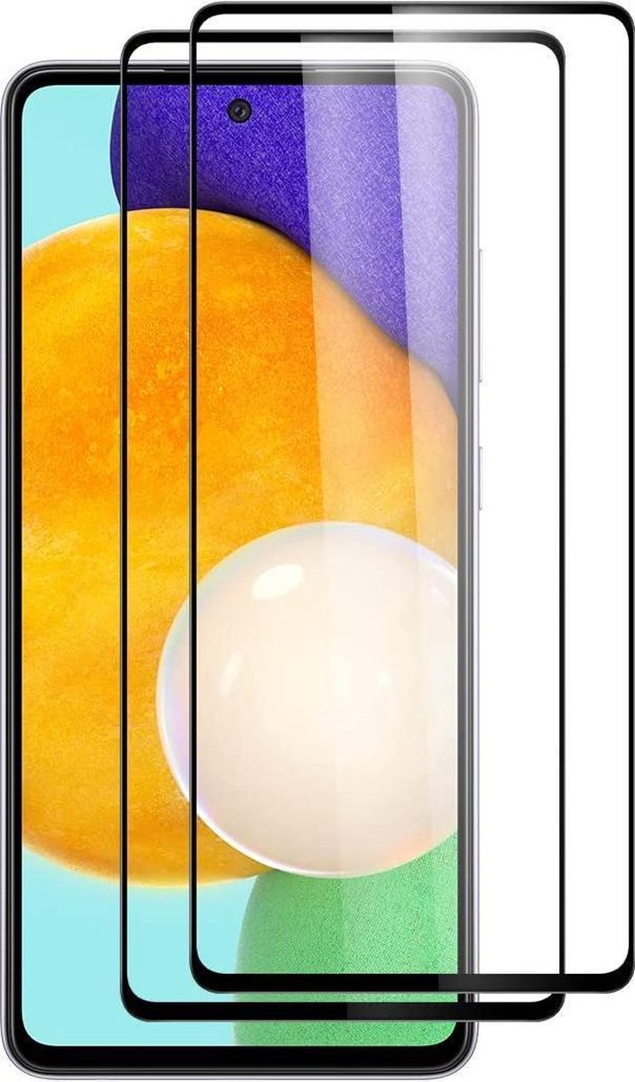 Samsung Galaxy A52 4G/5G Screenprotector Full Cover Screenprotector Gehard 9H – 1-Pack-Ilumina Benelux