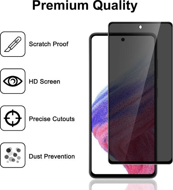 Samsung Galaxy A53 5G Screenprotector Gehard 9H – Anti-kras – 3-Pack-Ilumina Benelux