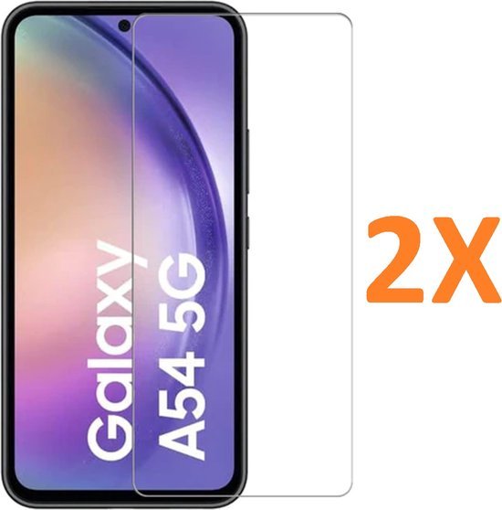 Samsung Galaxy A54 – 9H Gehard Glas – Anti-kras – 2-Pack-Ilumina Benelux