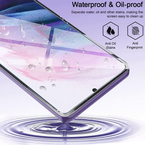 Samsung Galaxy A54 Screenprotector Full Cover – 9H Gehard Glas – 3-Pack-Ilumina Benelux