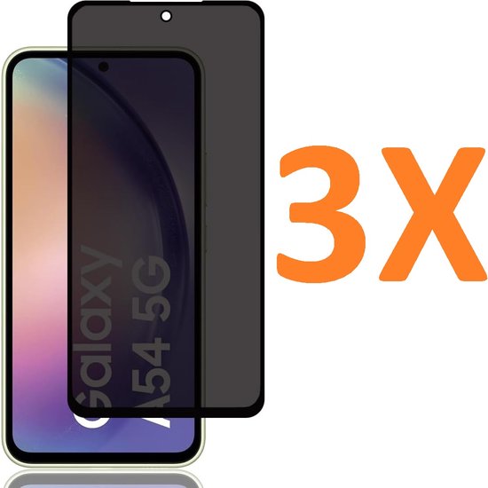 Samsung Galaxy A54 Screenprotector Gehard 9H – Anti-kras – 3-Pack-Ilumina Benelux