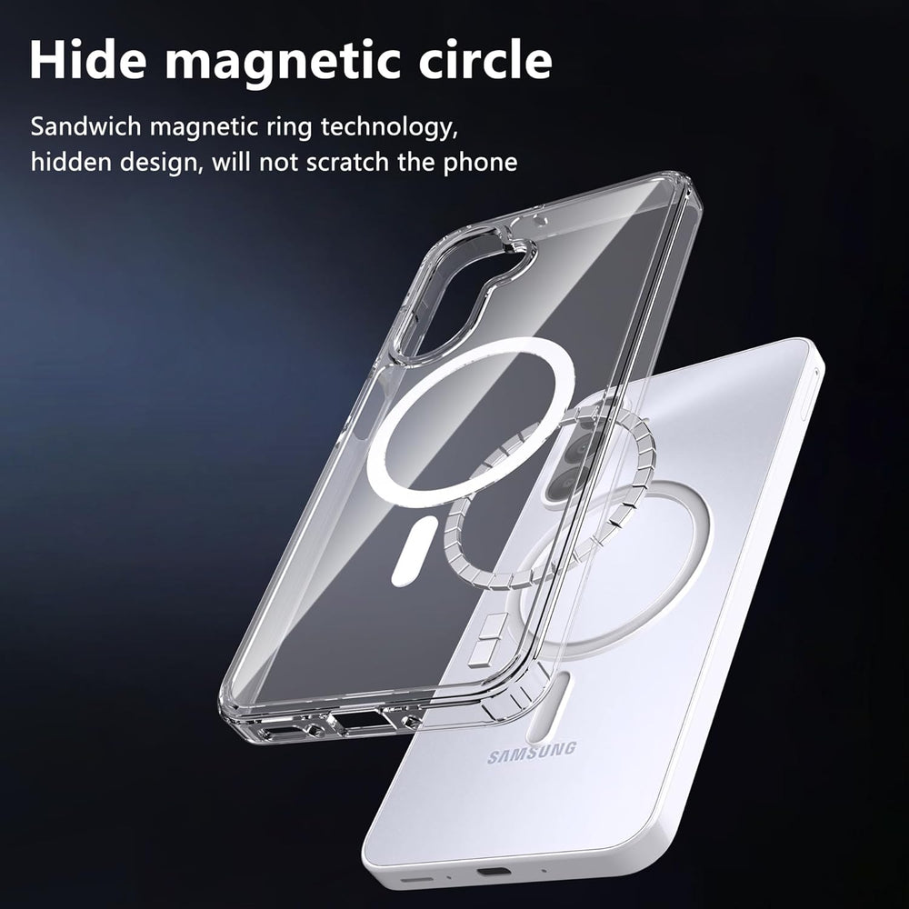 Samsung Galaxy A56 Hoesje – Transparant MagSafe Case Slim & Schokbestendig-Ilumina Benelux