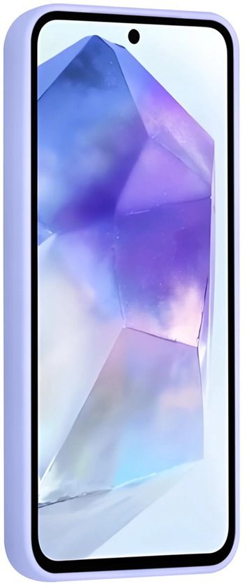 Samsung Galaxy A56 Hoesjes Schokbestendige Siliconen Backcover met Ringstandaard - Lila-Ilumina Benelux