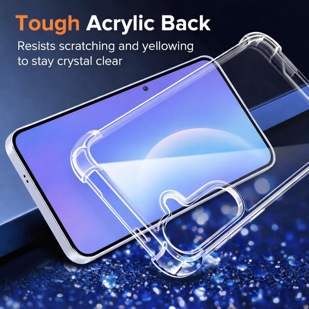 Samsung Galaxy A57 Hoesjes - Siliconen Backcover - Schokbestendig - Transparant-Ilumina Benelux