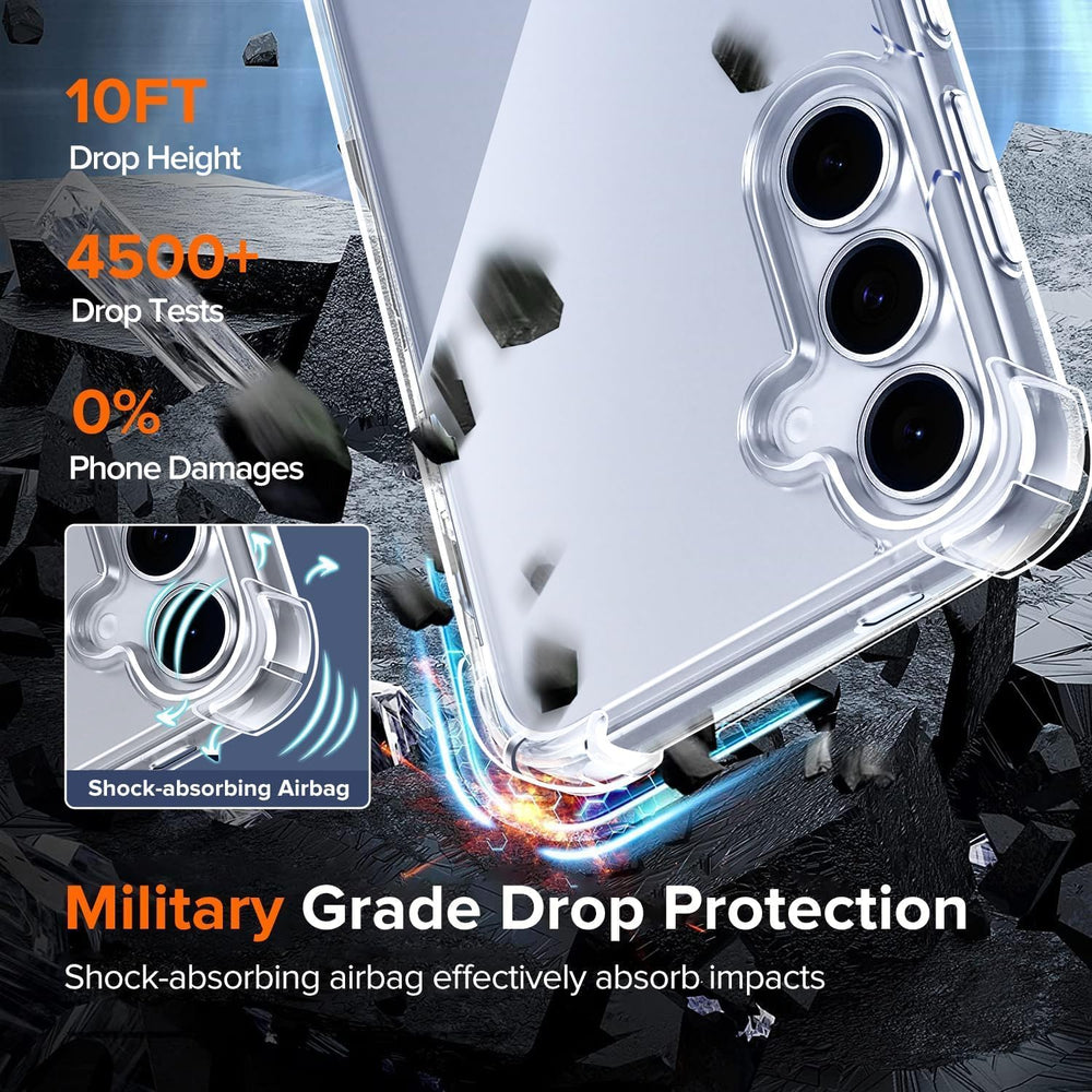 Samsung Galaxy A57 Hoesjes - Siliconen Backcover - Schokbestendig - Transparant-Ilumina Benelux