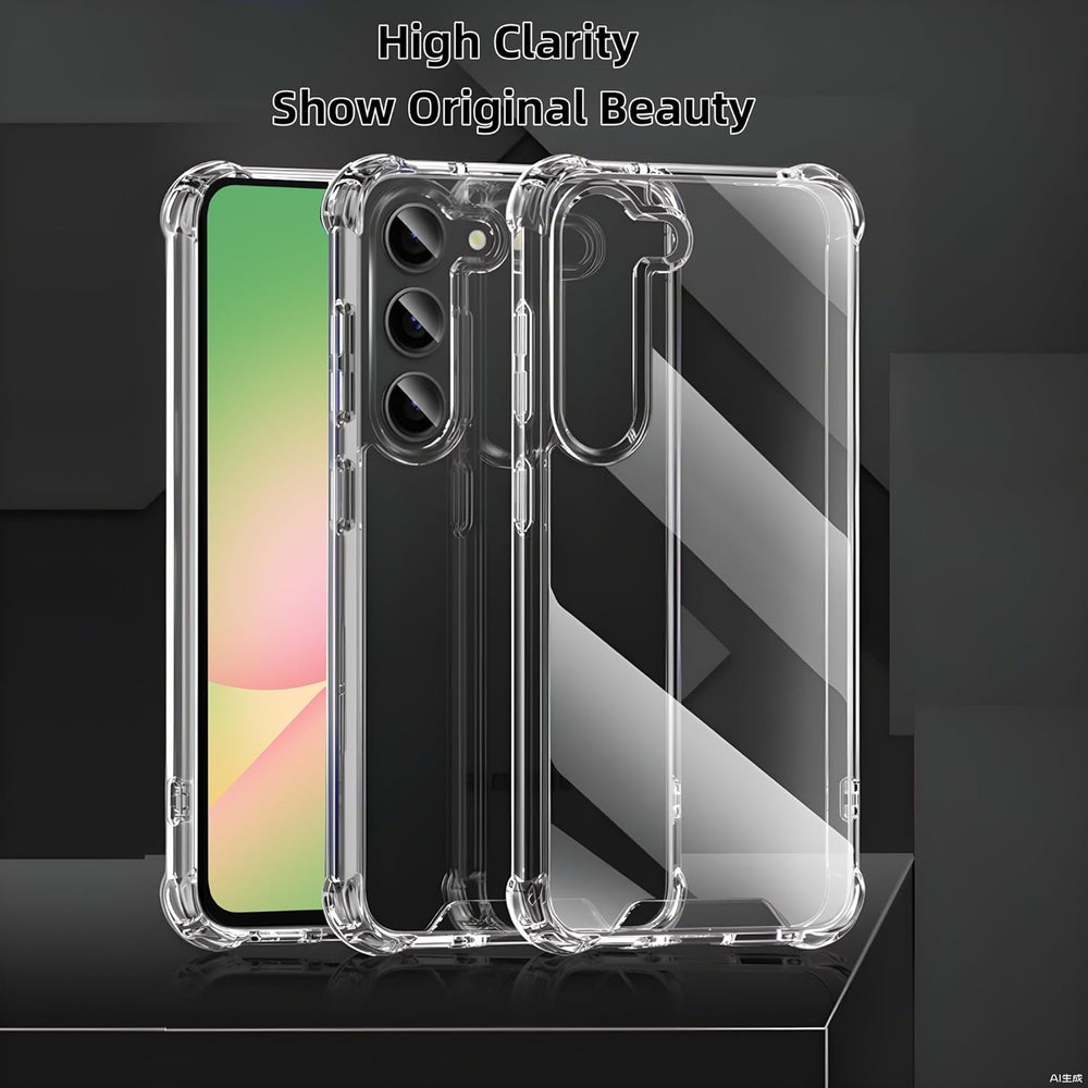 Samsung Galaxy A57 Hoesjes - Siliconen Backcover - Schokbestendig - Transparant-Ilumina Benelux