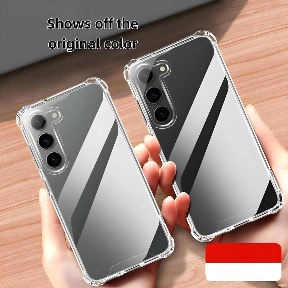 Samsung Galaxy A57 Hoesjes - Siliconen Backcover - Schokbestendig - Transparant-Ilumina Benelux