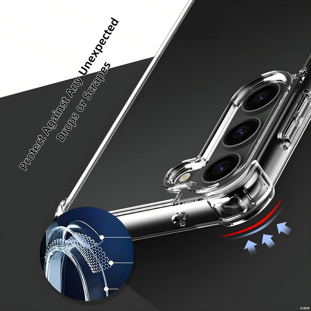Samsung Galaxy A57 Hoesjes - Siliconen Backcover - Schokbestendig - Transparant-Ilumina Benelux