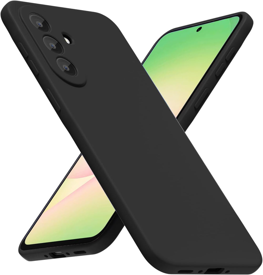 Samsung Galaxy A57 Hoesjes - Siliconen Backcover - Soft Touch - Schokbestendig - Zwart-Ilumina Benelux