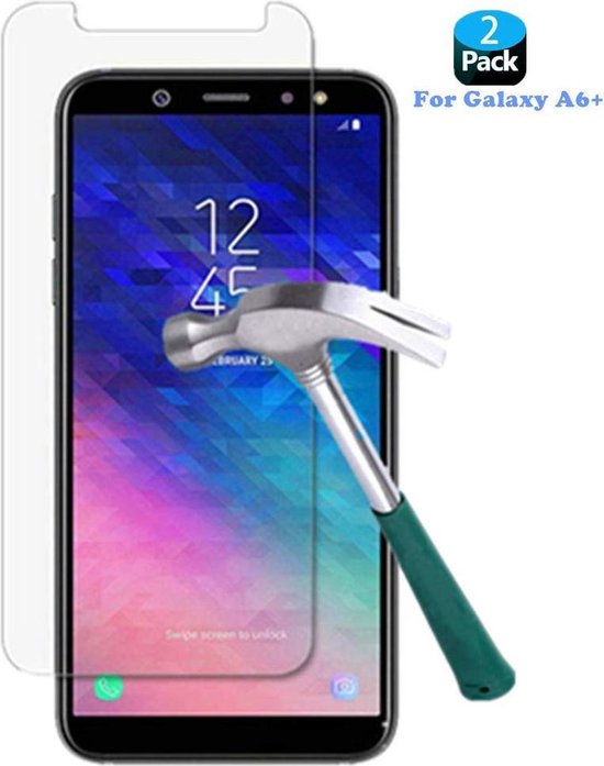 Samsung Galaxy A6 Plus 2018 Screenprotector Gehard 9H – Anti-kras – 2-Pack-Ilumina Benelux