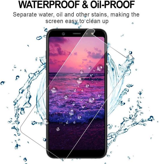 Samsung Galaxy A6 Plus 2018 Screenprotector Gehard 9H – Anti-kras – 2-Pack-Ilumina Benelux