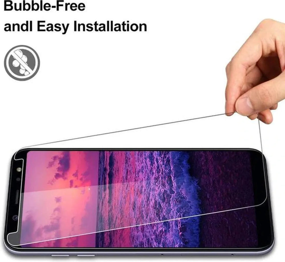 Samsung Galaxy A6 Plus 2018 Screenprotector Gehard 9H – Anti-kras – Tempered Glas – 1-Pack-Ilumina Benelux