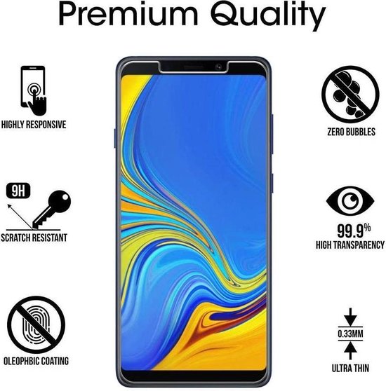 Samsung Galaxy A7 2018 – Gehard Glas – 9H Anti-Kras – 3-Pack Tempered Glas-Ilumina Benelux