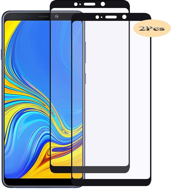 Samsung Galaxy A7 2018 Screenprotector Full Cover – 9H Gehard Glas – 2-Pack-Ilumina Benelux