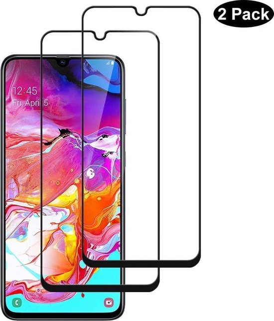 Samsung Galaxy A70/A70S Screenprotector Gehard 9H Screenprotector Full Cover – 2-Pack-Ilumina Benelux