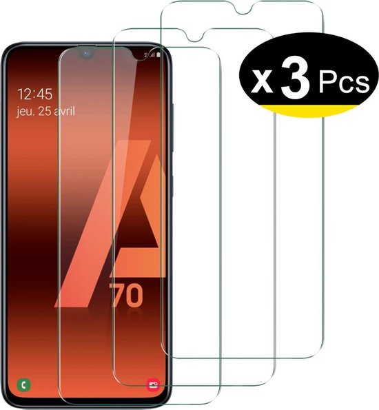 Samsung Galaxy A70/A70S Screenprotector Gehard 9H – Anti-kras – 3-Pack-Ilumina Benelux