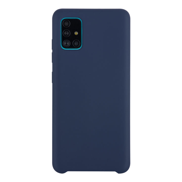 Samsung Galaxy A71 Diepblauw Backcover hoesje - silicone-Hoesjes-Ilumina Benelux