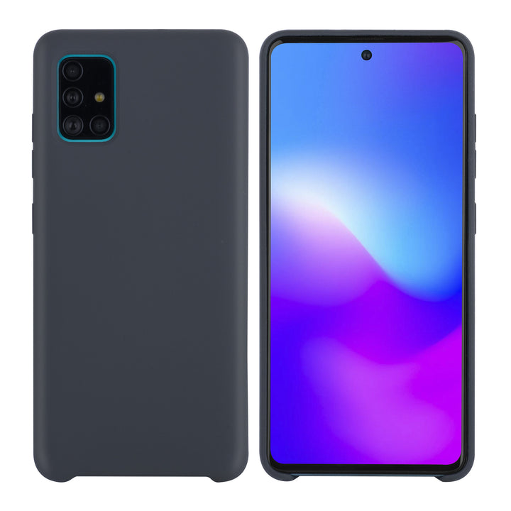 Samsung Galaxy A71 Grijs Backcover hoesje - silicone-Hoesjes-Ilumina Benelux
