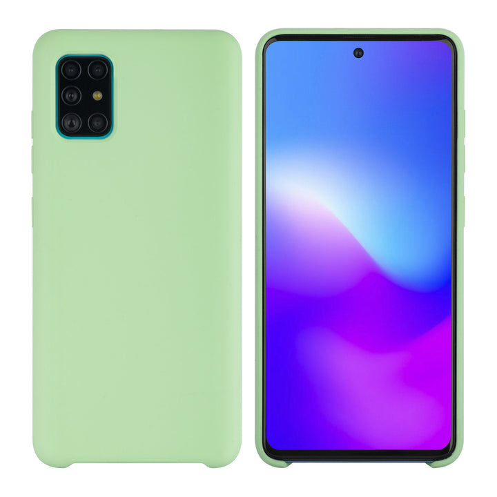 Samsung Galaxy A71 Licht groen Backcover hoesje - silicone-Hoesjes-Ilumina Benelux