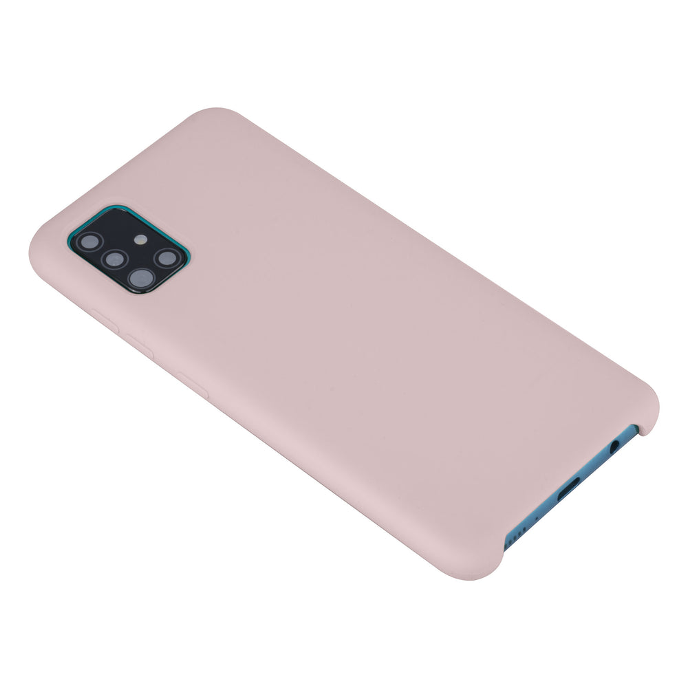 Samsung Galaxy A71 Sand Pink Backcover hoesje - silicone-Hoesjes-Ilumina Benelux
