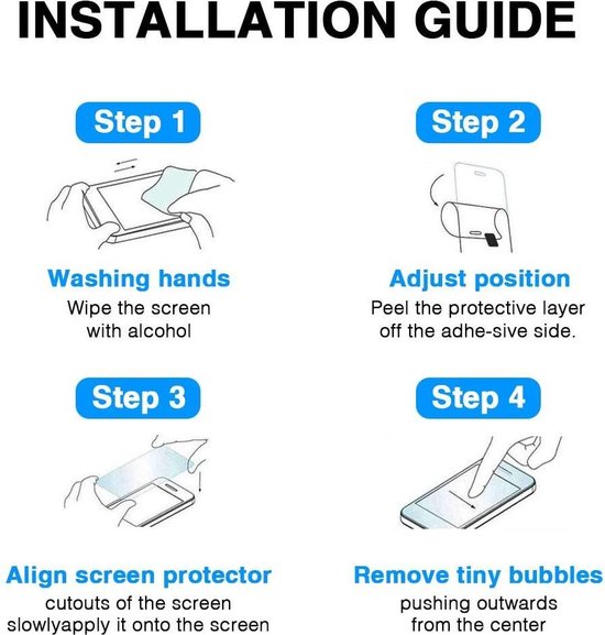 Samsung Galaxy A71 Screenprotector Full Cover – 9H Gehard Glas – 3-Pack-Ilumina Benelux