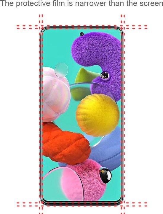 Samsung Galaxy A71 Screenprotector Gehard 9H – Anti-kras – Tempered Glas – 1-Pack-Ilumina Benelux