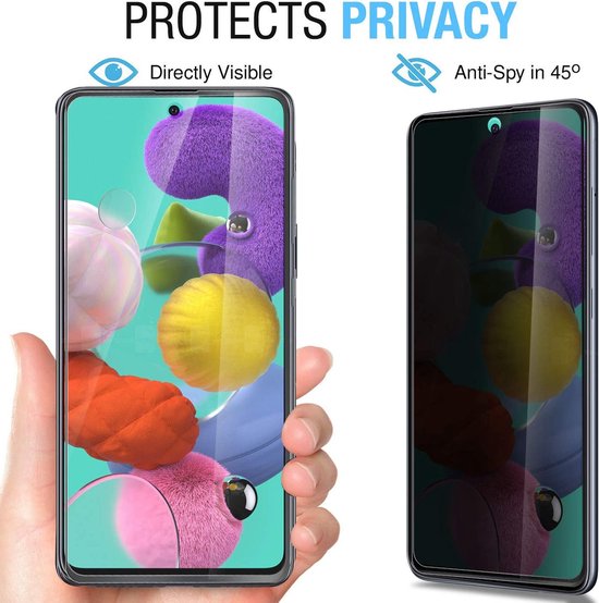 Samsung Galaxy A71 Screenprotector Gehard 9H – Privacy Screenprotector – 2-Pack-Ilumina Benelux
