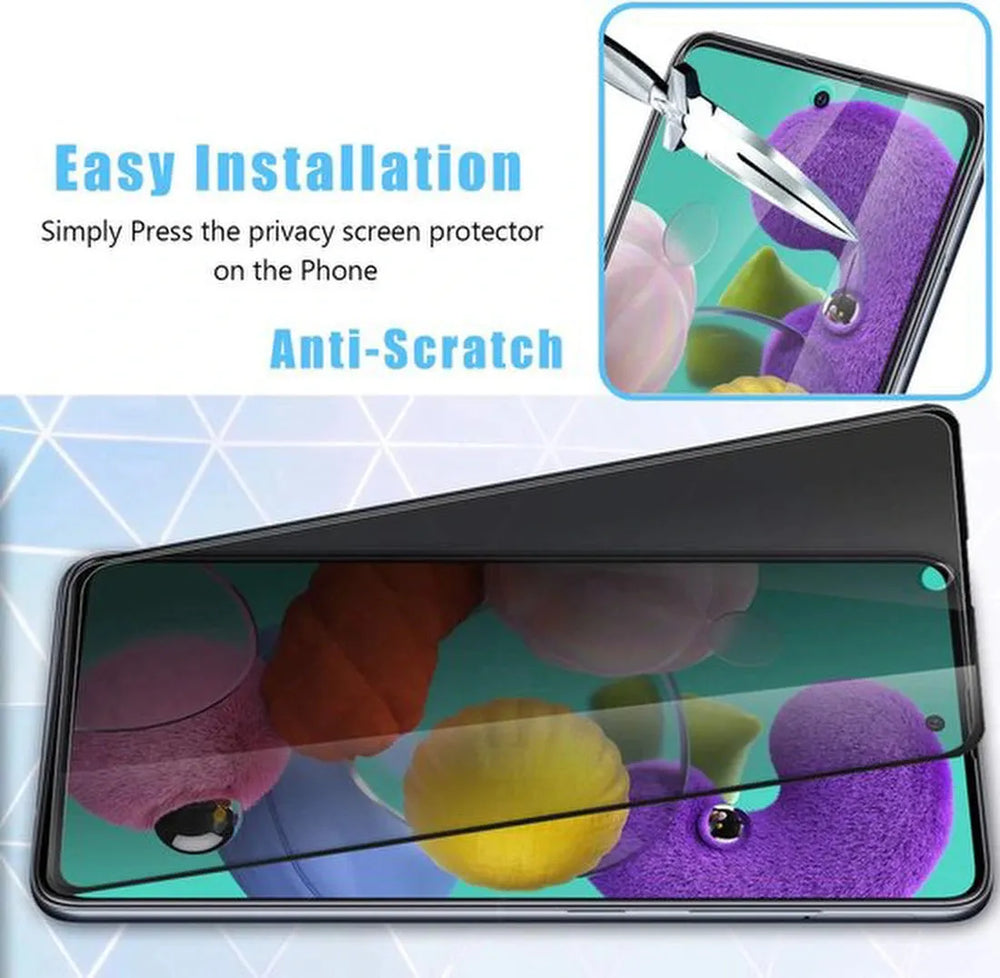 Samsung Galaxy A71 Screenprotector Gehard 9H – Privacy Screenprotector – 2-Pack-Ilumina Benelux