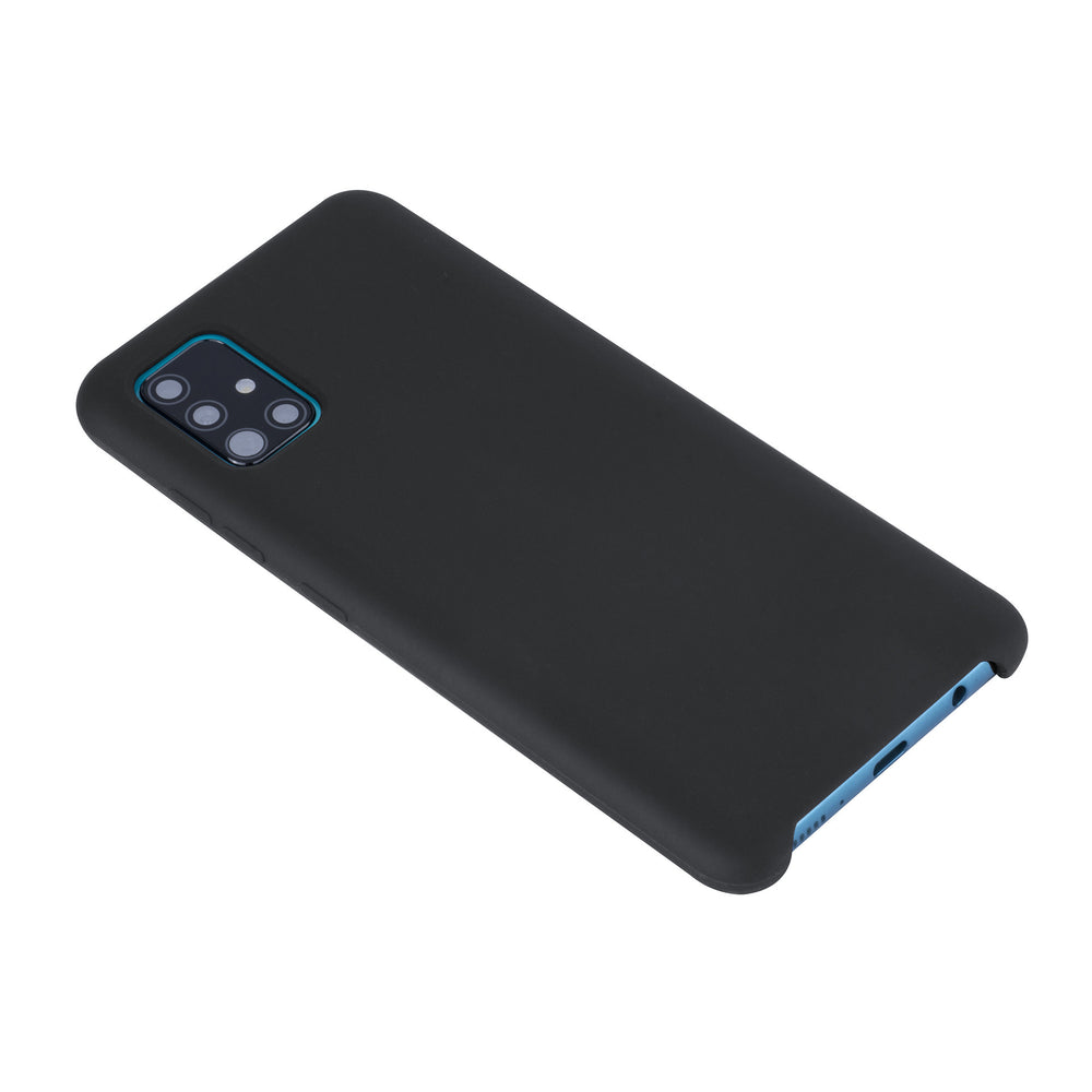 Samsung Galaxy A71 zwart Backcover hoesje - silicone-Hoesjes-Ilumina Benelux