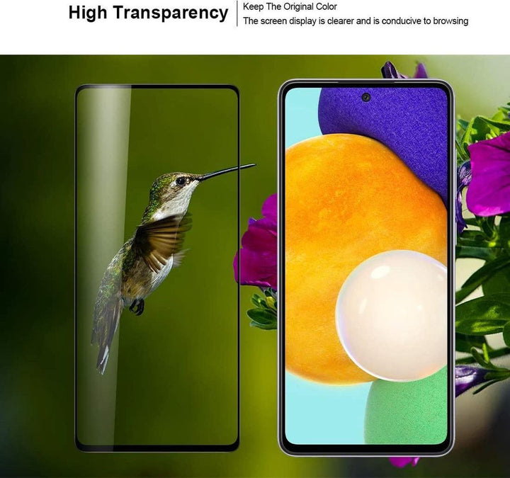 Samsung Galaxy A72 4G & 5G Screenprotector Full Cover – Tempered Glas – 1-Pack-Ilumina Benelux