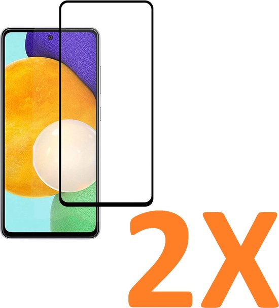 Samsung Galaxy A72 4G/5G Screenprotector Full Cover Screenprotector Gehard 9H – 2-Pack-Ilumina Benelux